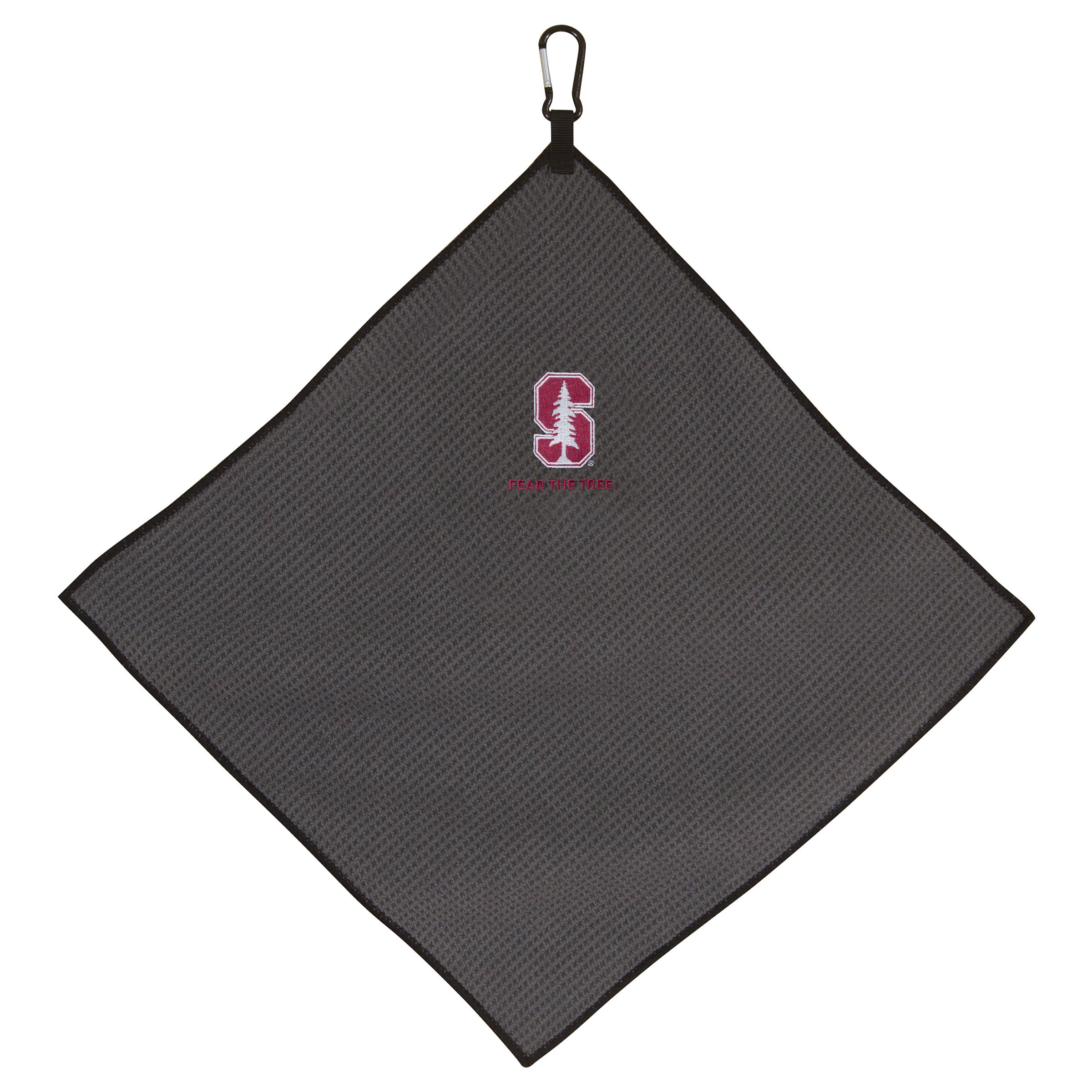 Team Effort Stanford Cardinal 15" x 15" Grey Microfiber Towel