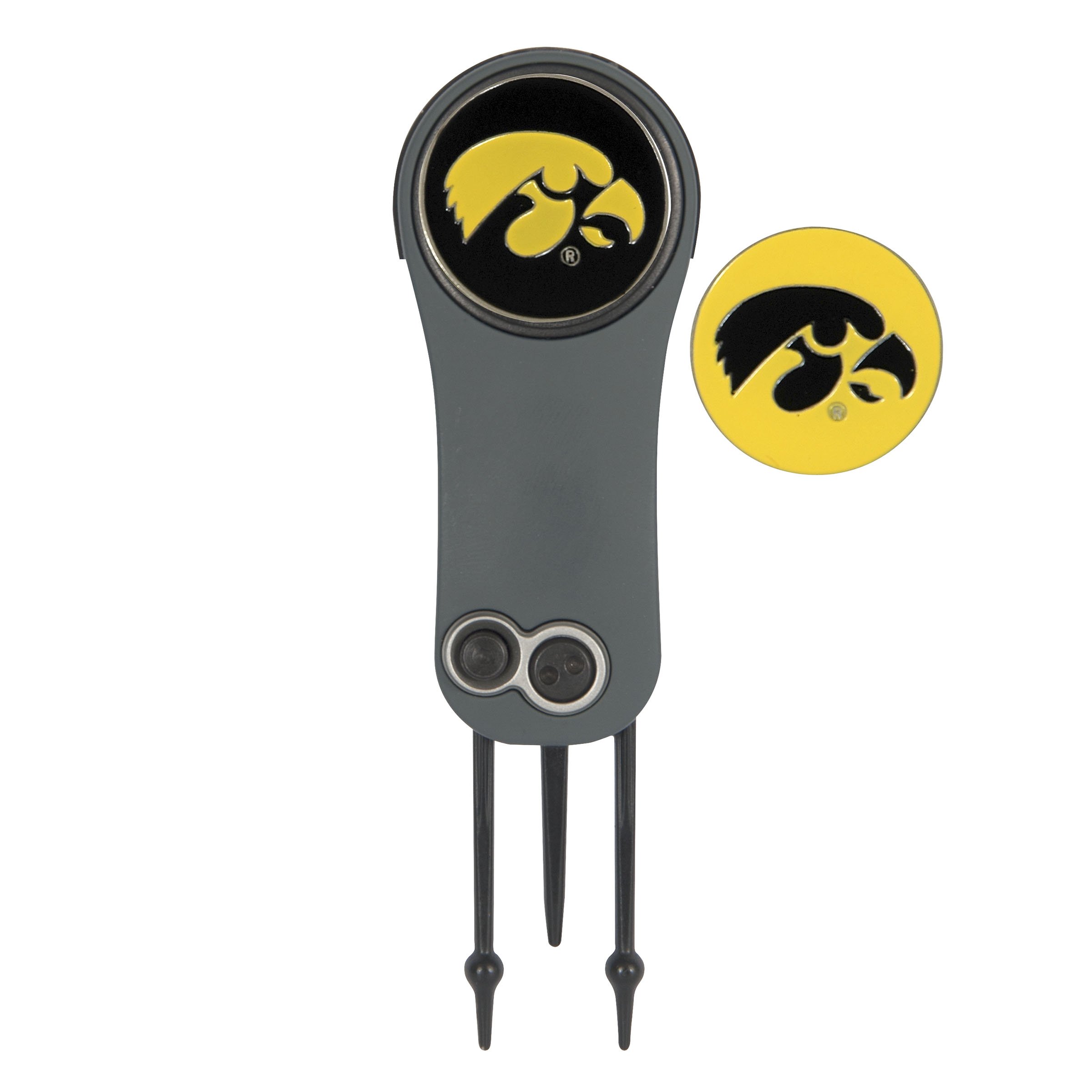 Team Effort Iowa Hawkeyes Switchblade Repair Tool & 2 Ball Markers