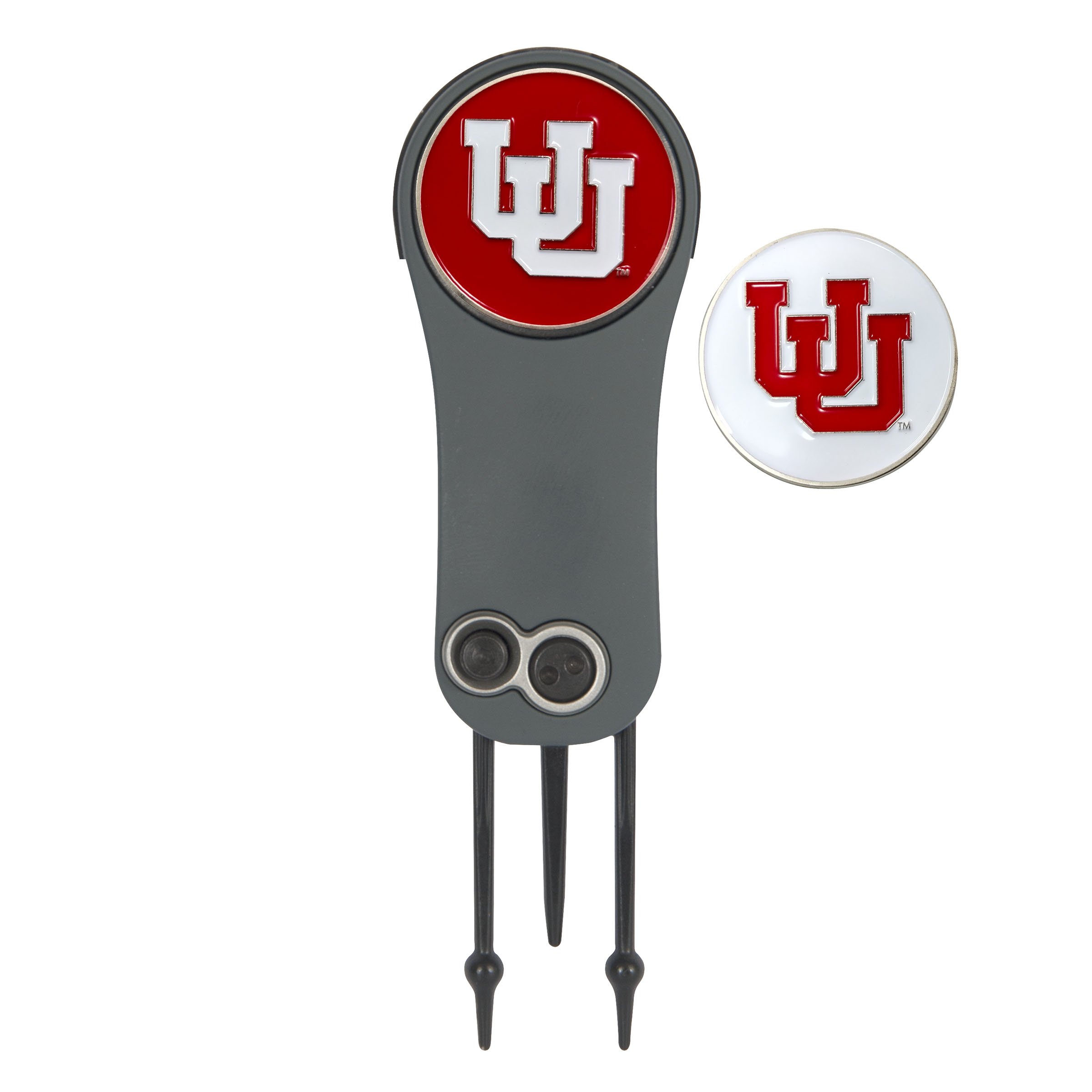 Team Effort Utah Utes Switchblade Repair Tool & 2 Ball Markers