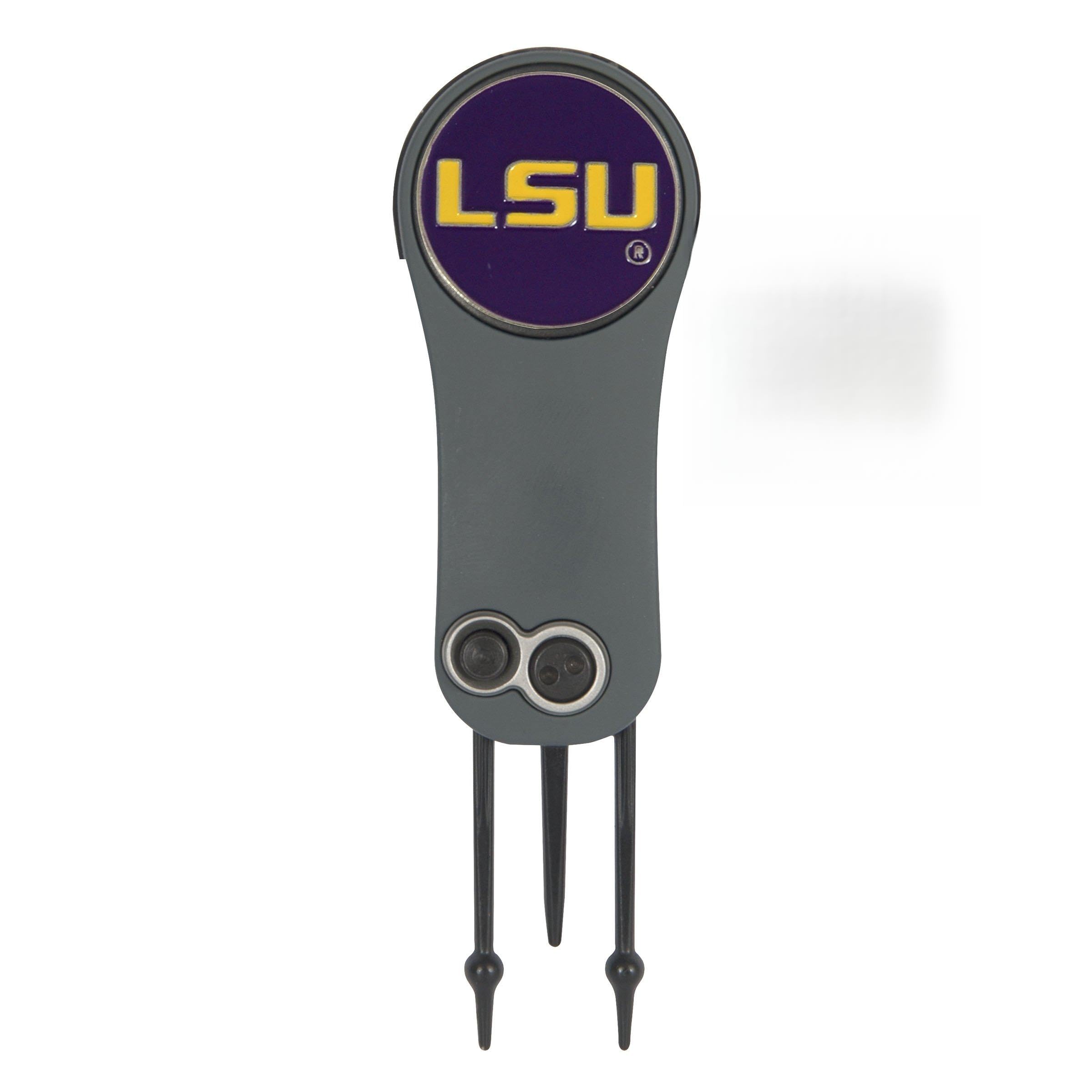 Team Effort LSU Tigers Switchblade Repair Tool & 2 Ball Markers