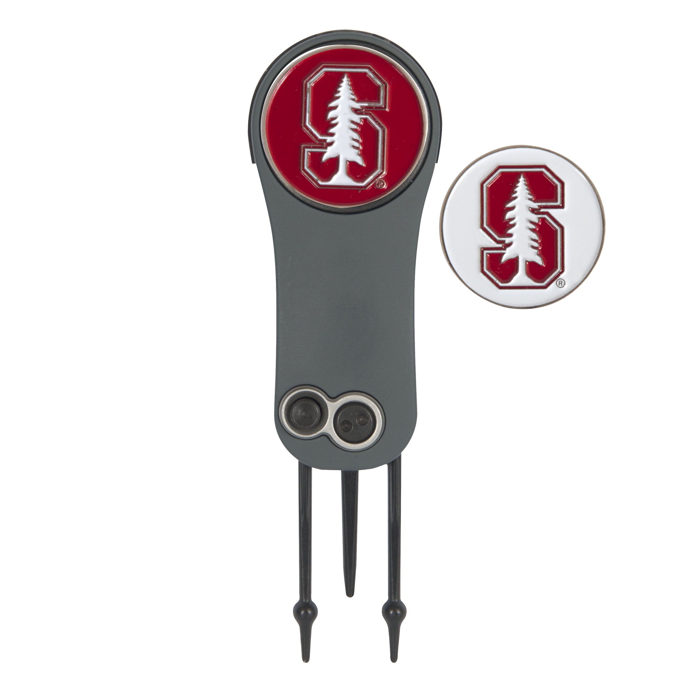 Team Effort Stanford Cardinal Switchblade Repair Tool & 2 Ball Markers