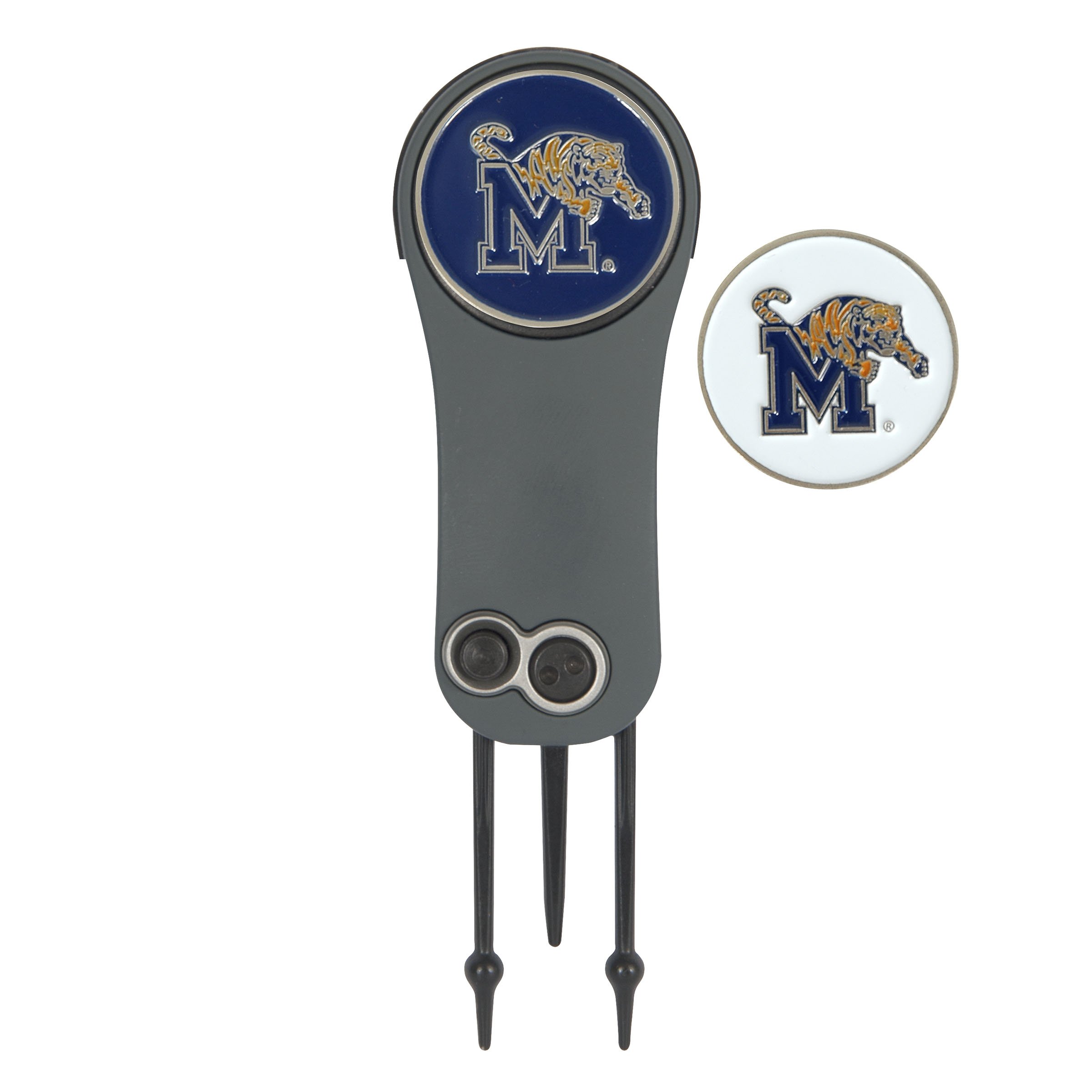 Team Effort Memphis Tigers Switchblade Repair Tool & 2 Ball Markers