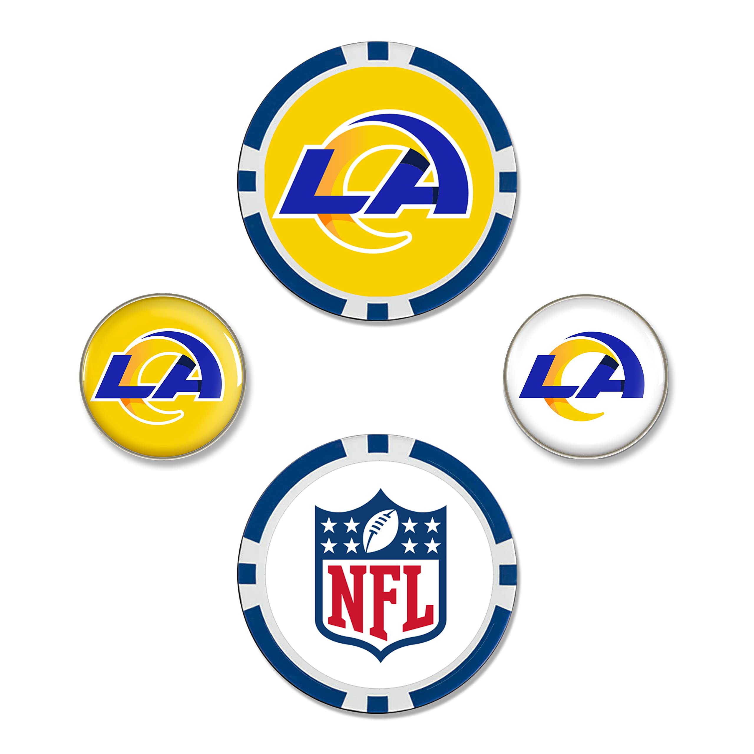 Team Effort Los Angeles Rams Ball Marker Set