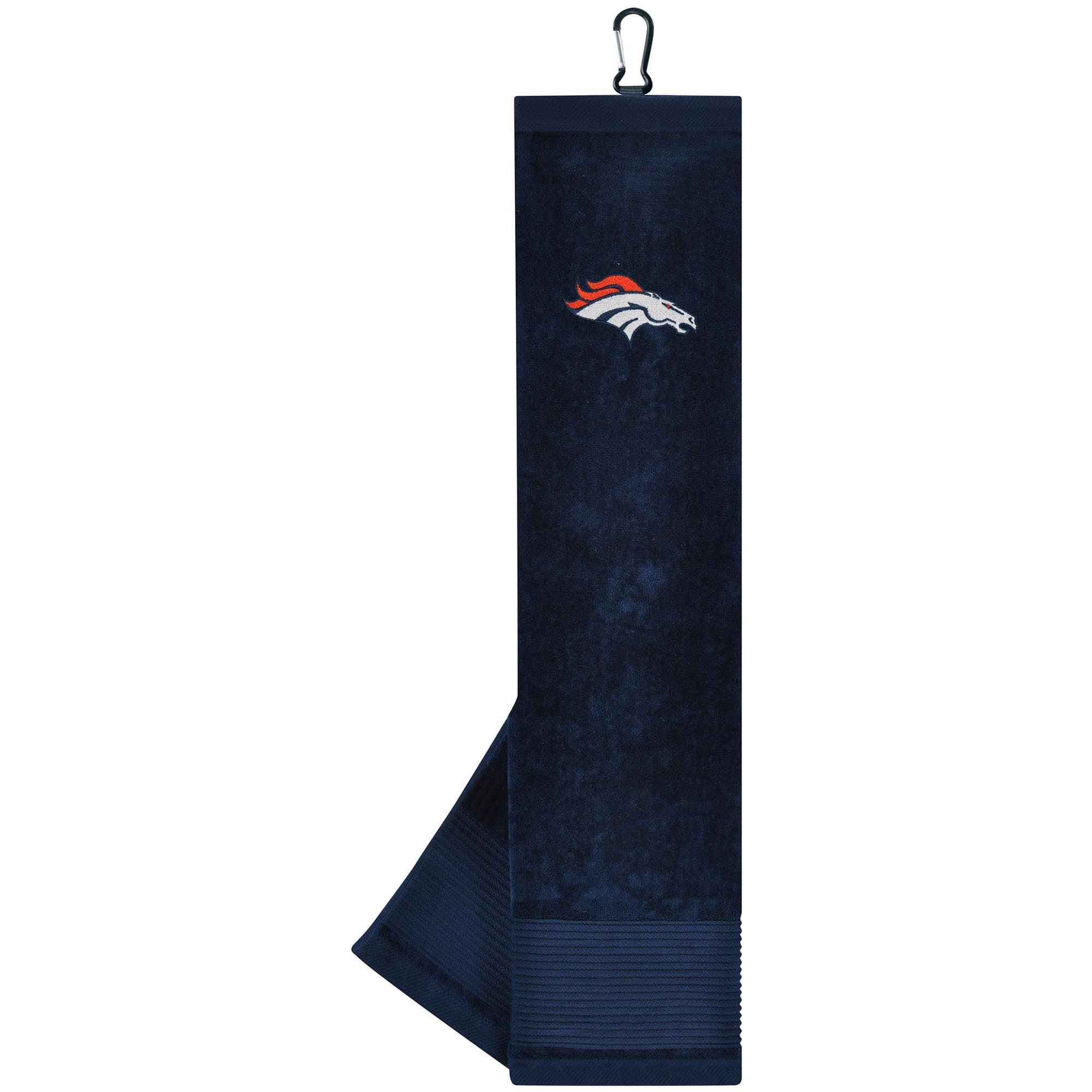 Team Effort Denver Broncos Face/Club Tri-Fold Embroidered Towel
