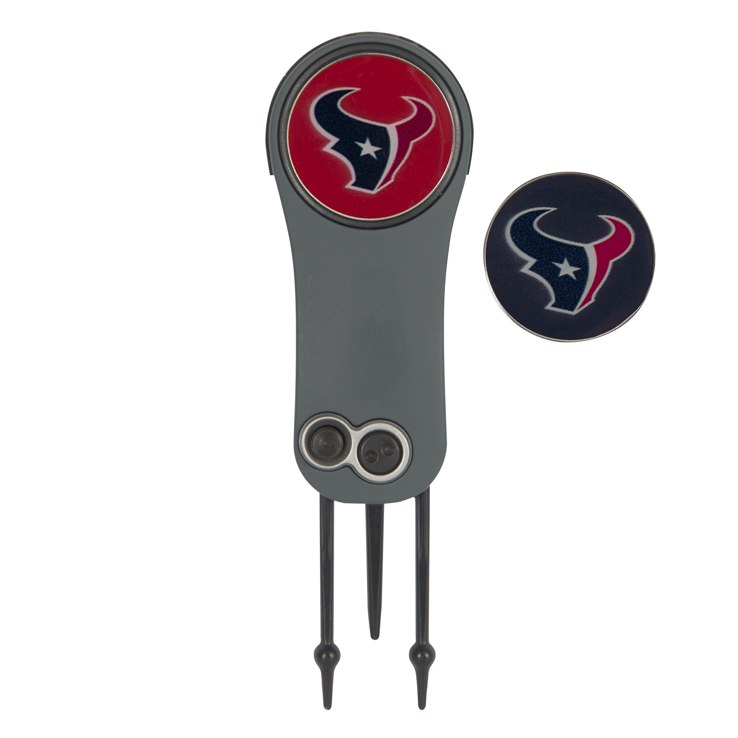 Team Effort Houston Texans Switchblade Repair Tool & 2 Ball Markers