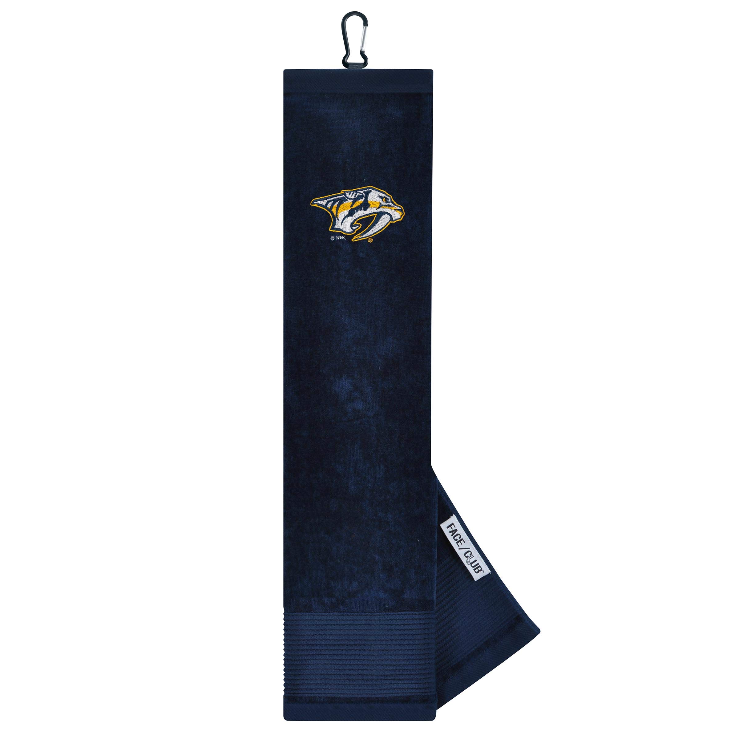 Team Effort Nashville Predators Face/Club Tri-Fold Embroidered Towel