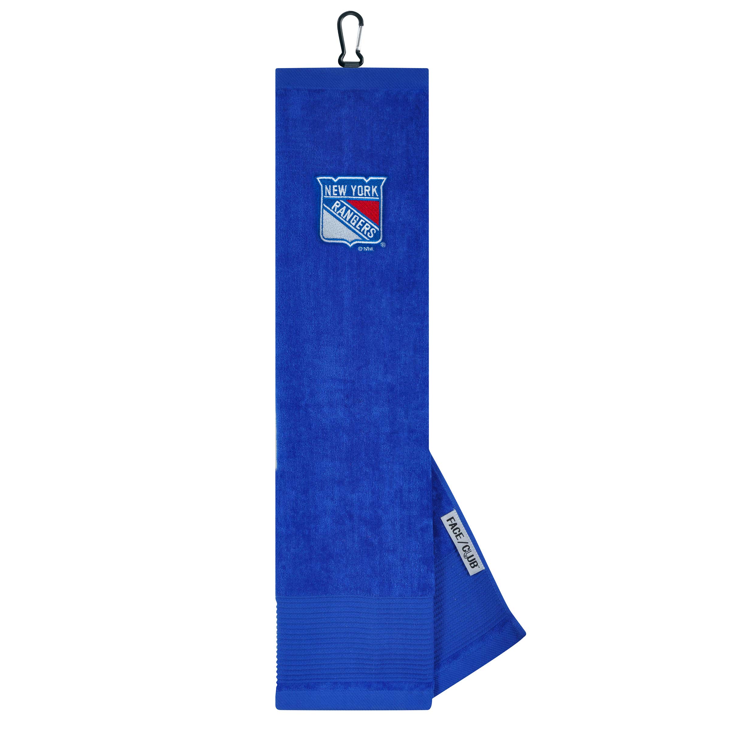 Team Effort New York Rangers Face/Club Tri-Fold Embroidered Towel