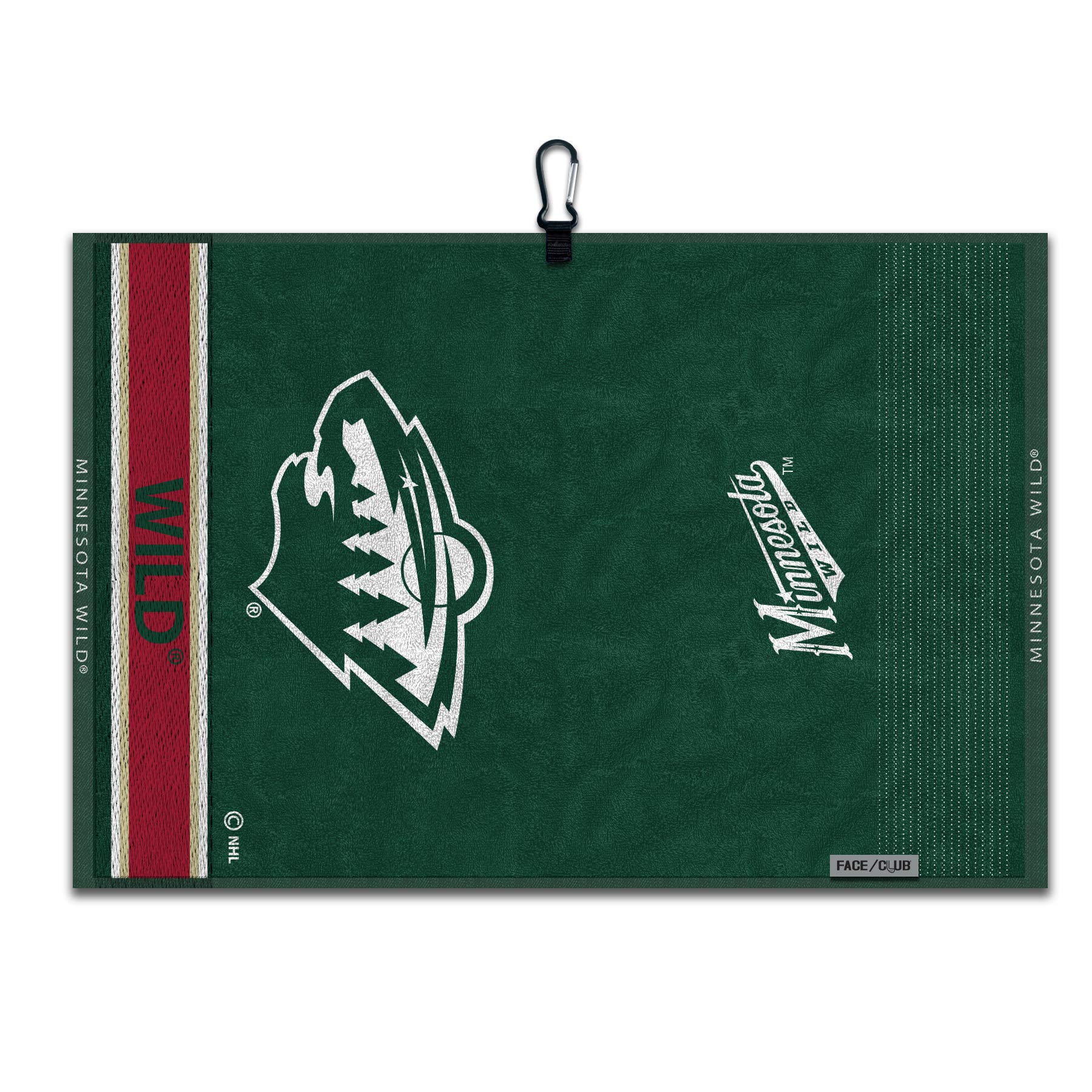 Team Effort Minnesota Wild Face/Club Jacquard Towel 16" x 24"