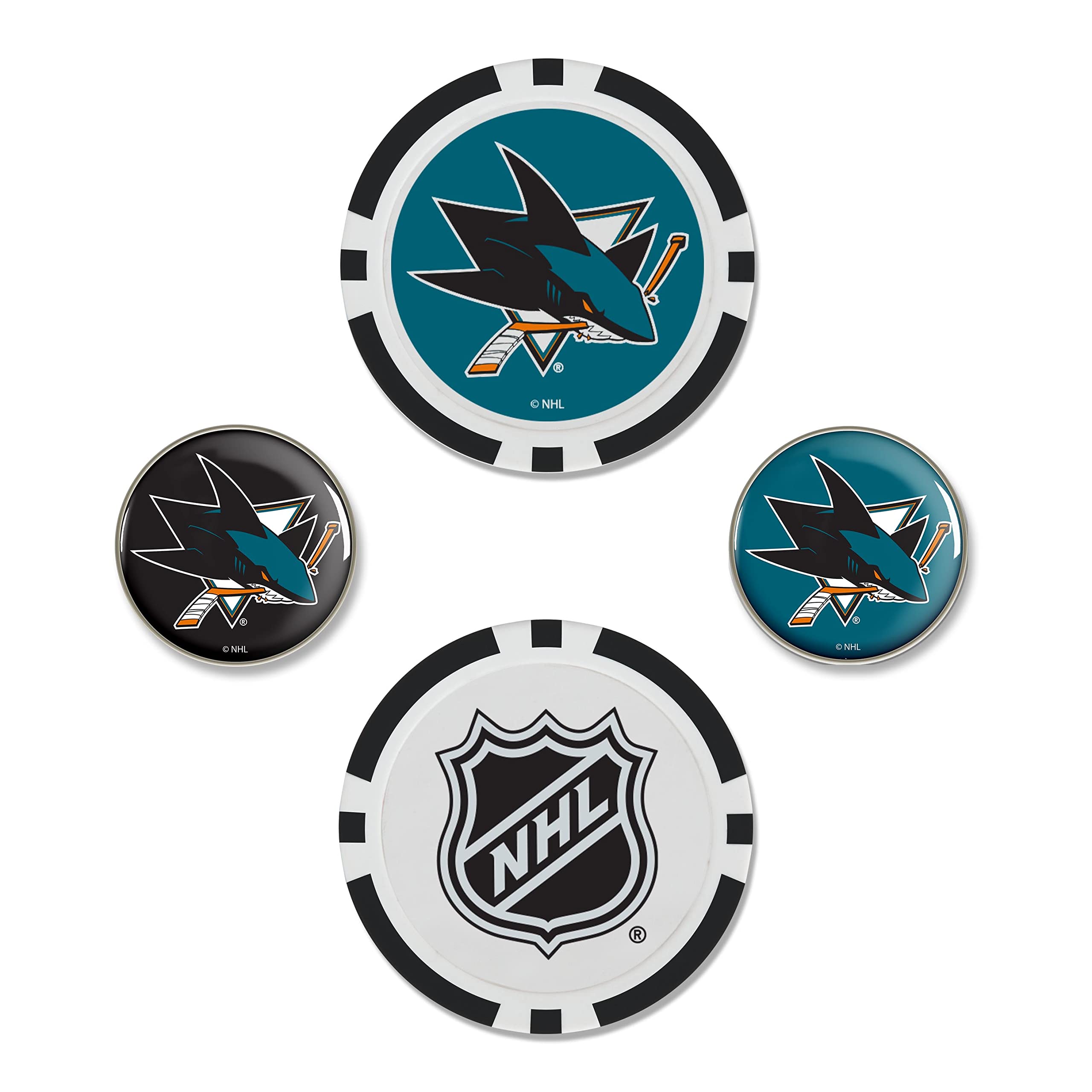 Team Effort San Jose Sharks Ball Marker Set