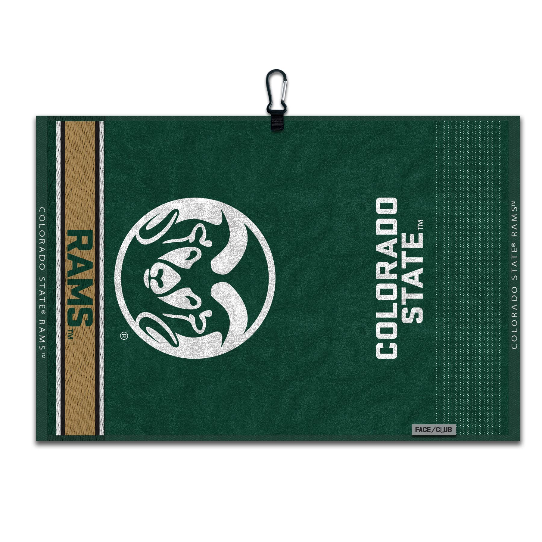 Team Effort Colorado State Rams Face/Club Jacquard Towel