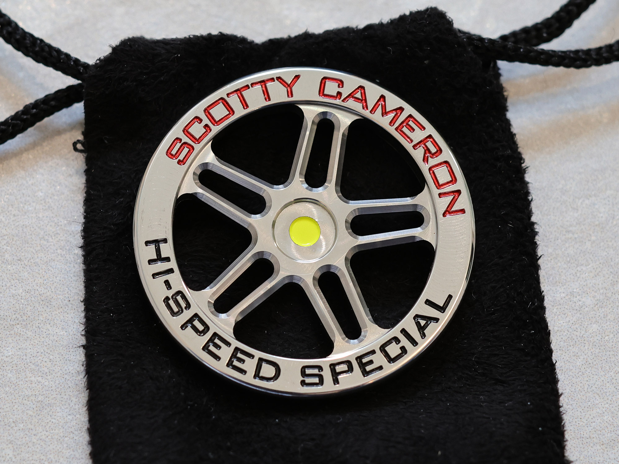 Scotty Cameron Hi-Speed Special Ball Marker — Silver
