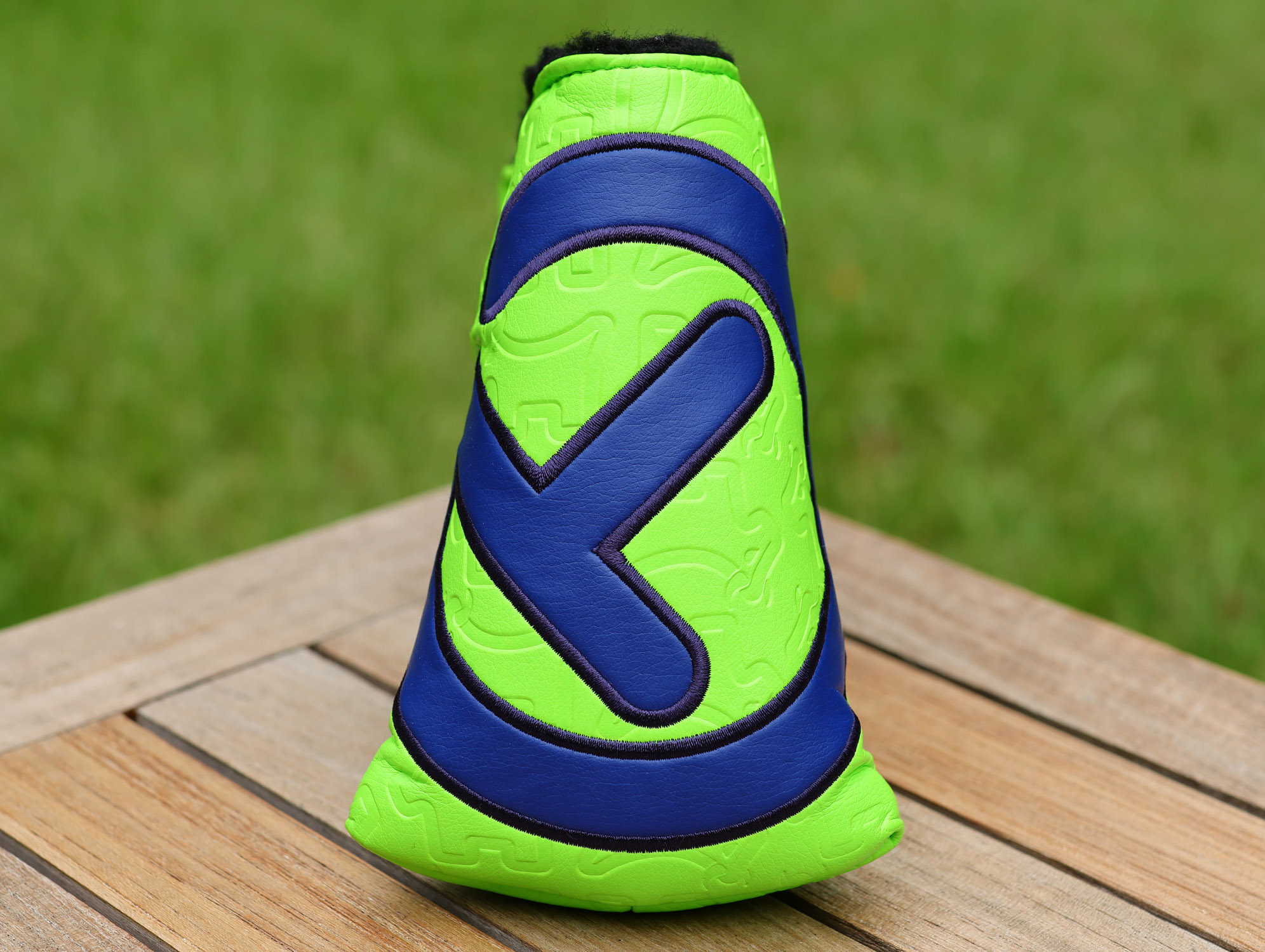 Scotty Cameron Industrial Circle T — Lime Green/Blue Tour Bulldog Circle T Tour Issue