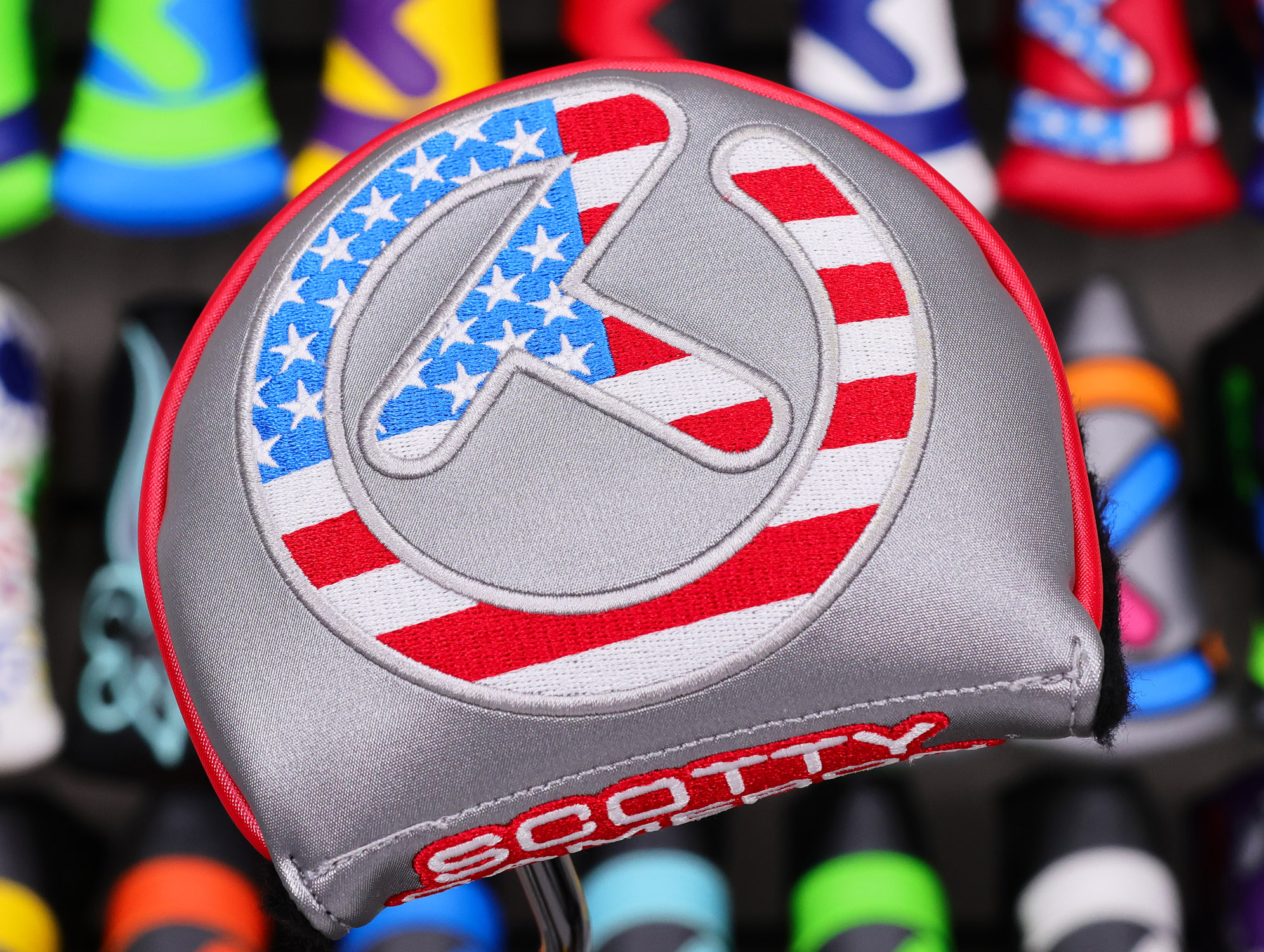 Scotty Cameron Industrial Circle T — Silver USA Flag Circle T Tour Issue