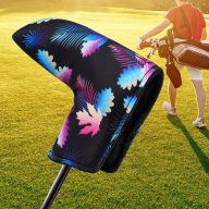 Craftsman Golf Maple Leaves Floral Canva — Black, view 3 of 13