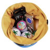 Craftsman Golf Rock Flame Valuables Pouch with Drawstrings, view 2 of 10