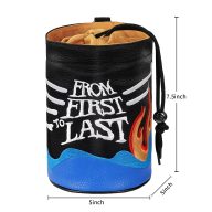 Craftsman Golf Rock Flame Valuables Pouch with Drawstrings, view 3 of 10