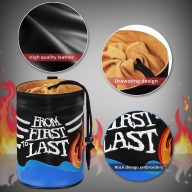 Craftsman Golf Rock Flame Valuables Pouch with Drawstrings, view 8 of 10