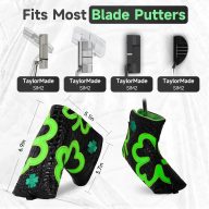 Craftsman Golf Fluorescent Lucky Clover Crocodile, view 4 of 7