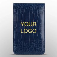 Craftsman Golf Custom Logo Crocodile Pattern Scorecard Holder — Black, view 4 of 8