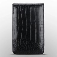 Craftsman Golf Custom Logo Crocodile Pattern Scorecard Holder — Black, view 5 of 8