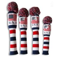 Craftsman Golf USA Flag Knitted Pom Pom, view 1 of 5