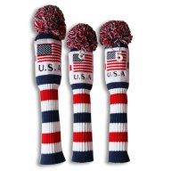 Craftsman Golf USA Flag Knitted Pom Pom, view 5 of 5