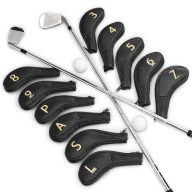 Craftsman Golf Fabric Zipper — Black, view 1 of 5