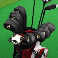 Craftsman Golf Fabric Zipper — Black, view 2 of 5