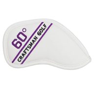 Craftsman Golf Colorful Embroidery Protective White Wedge 48° 50° 52° 54° 56° 58° 60° 62° 64°, view 8 of 10