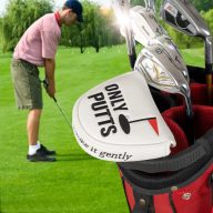 Craftsman Golf Flag Only Putts Square — White, view 4 of 5