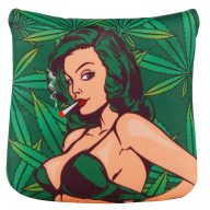 Craftsman Golf Smoking Girl Large Heel shafted Green Printing, view 1 of 6