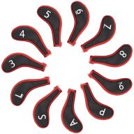 Craftsman Golf With Zipper — Black/Red, view 1 of 6