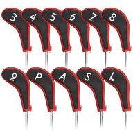 Craftsman Golf With Zipper — Black/Red, view 3 of 6