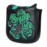 Craftsman Golf Luck Leaf Square — Black/Green, view 2 of 3