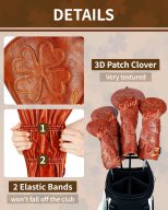 Craftsman Golf LUCK Clover — Brown, view 6 of 6