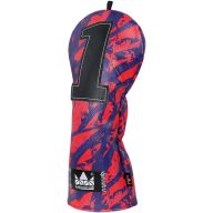 Craftsman Golf Crack Print Embroidery — Dark Blue/Red, view 4 of 4