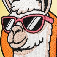Craftsman Golf Llama Cactus Embroidery, view 3 of 5