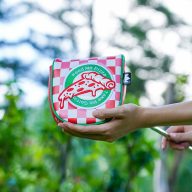 Craftsman Golf Plaid Pizza — Red/White, view 3 of 7