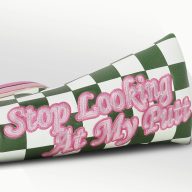 Craftsman Golf Plaid with Pink Patch Stripes — Green, view 4 of 9