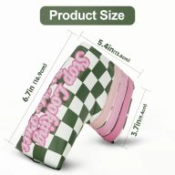 Craftsman Golf Plaid with Pink Patch Stripes — Green, view 5 of 9