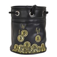Craftsman Golf Ccoin Valuables Pouch — Black/Gold, view 1 of 6