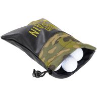 Craftsman Golf Skull Embroidered Camouflage Valuables Pouch — Black, view 2 of 6