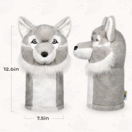 Craftsman Golf Wolf Head Animal — Grey, view 3 of 6