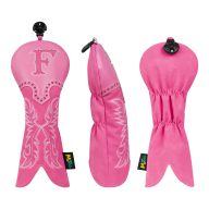 Craftsman Golf Cowboy Boots Hollow Embroidered — Pink, view 2 of 5
