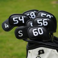 Craftsman Golf Straw Pattern White Digital Embroidery — Black, view 3 of 6