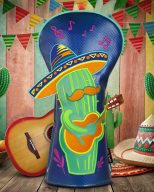 Craftsman Golf Cactus Guitar Patch Embroidered, view 4 of 7