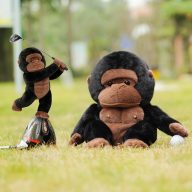 Craftsman Golf Chimpanzee Stuffed Animal, view 4 of 5