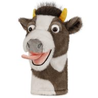 Craftsman Golf Tongue Cow Animal — White/Brown, view 4 of 4
