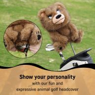 Craftsman Golf Bear Animal — Brown, view 2 of 14