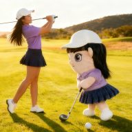 Craftsman Golf Short Skirt Girl — Purple, view 6 of 7